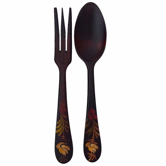 Vintage 7 Piece Set Woodcraftery Bowls Pennsylvania Dutch Design Handpainted - Picture 6 of 6